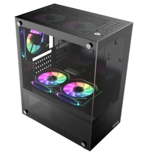 Gabinete Raptor NOVA PRIME Mid Tower ATX TG RGB Black