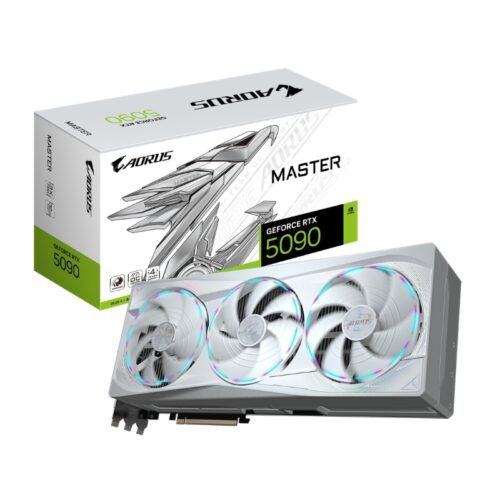Placa de Video Gigabyte RTX 5090 32Gb Aorus Master Ice