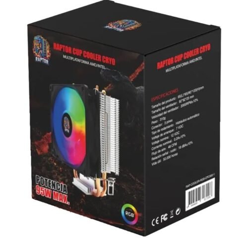Cooler Raptor Cryo RGB TDP 95W