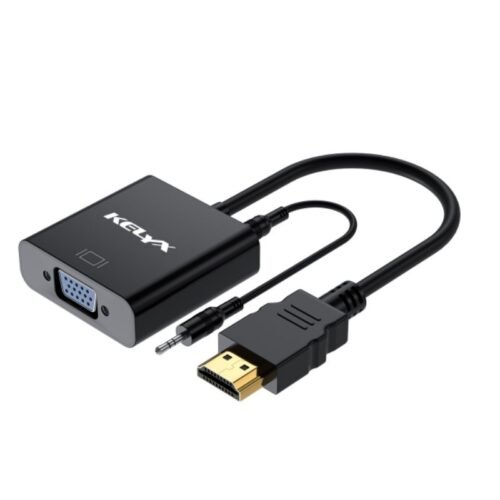 Adaptador Kelyx HDMI a VGA 1080p c/Audio