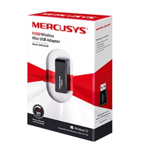 Adaptador WiFi Mercusys MW300UM USB 300Mbps