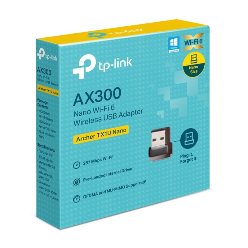 Adaptador WiFi TP-Link Archer TX1U Nano AX300