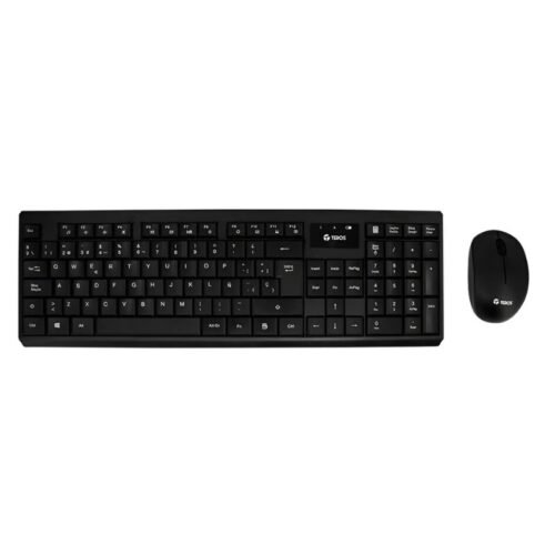 Combo Teclado y Mouse Inalambrico Teros TE-4071N 2.4Ghz Negro
