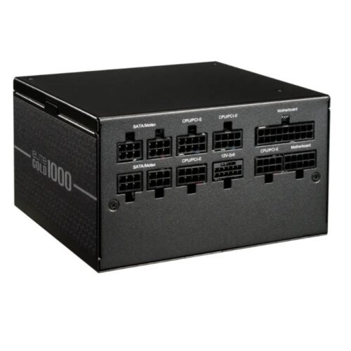 Alternative view of Fuente Cooler Master 1000W Elite 80 Plus Gold Full Modular