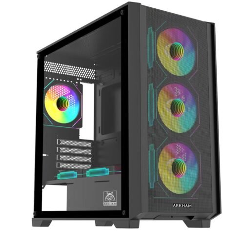 Gabinete Arkham LOTOR Micro-ATX 6x Fan ARGB