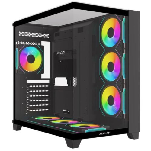 Gabinete Arkham MINOR ATX 7x Fan ARGB Black