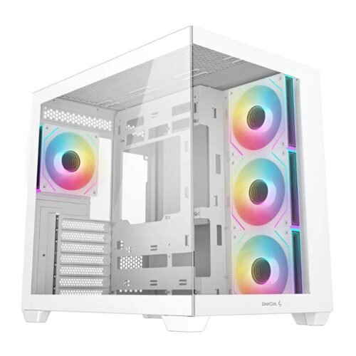 Gabinete Arkham MINOR ATX 7x Fan ARGB White