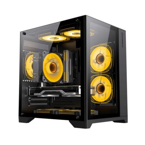Gabinete GameMax INFINITY Mini Flex-ATX/ITX Black