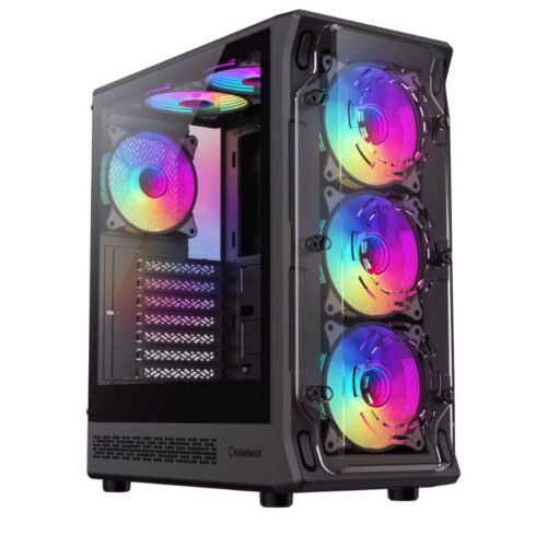 Gabinete GameMax STARLIGHT 2 E-ATX 6x Fan ARGB Black