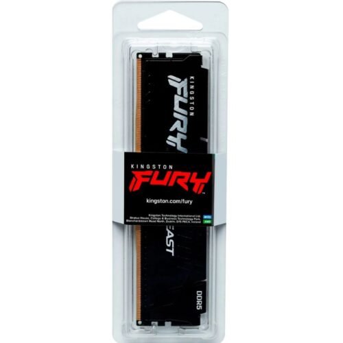 Memoria DDR5 16Gb 6400Mhz (1X16Gb) Kingston Fury Beast Black