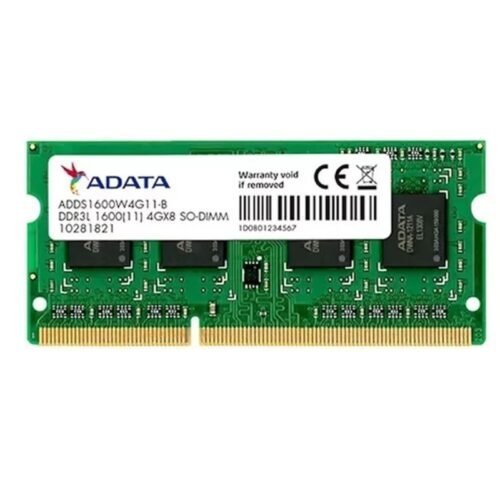 Memoria SODIMM ADATA 4GB DDR3 1600MHz