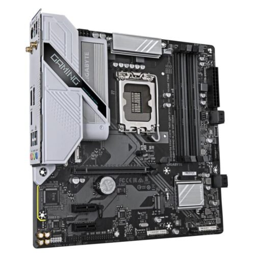 Alternative view of Mother 1700 Gigabyte B760M Gaming Plus WiFi DDR4