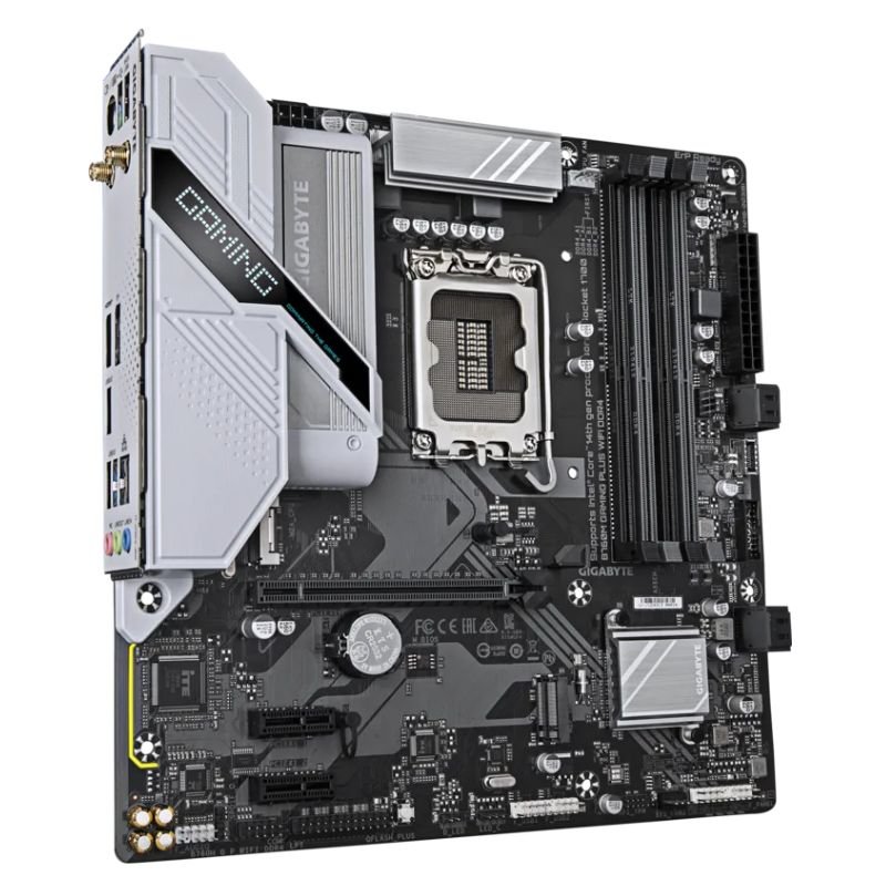 Mother 1700 Gigabyte B760M Gaming Plus WiFi DDR4 - Imagen 2