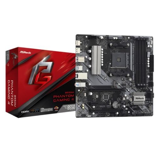 Mother AM4 ASRock B550M Phantom Gaming 4