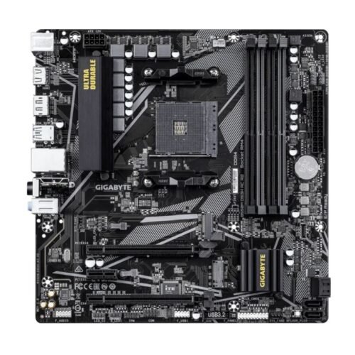 Alternative view of Mother AM4 Gigabyte B550M DS3H AC R2