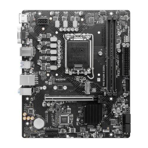 Alternative view of Motherboard MSI PRO B760M-E DDR4 Socket 1700