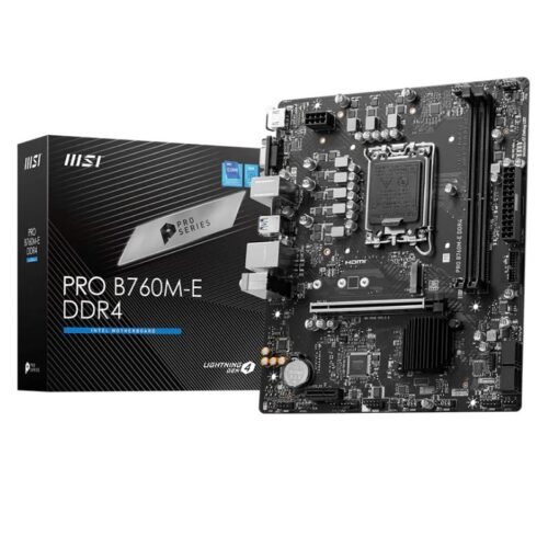 Motherboard MSI PRO B760M-E DDR4 Socket 1700