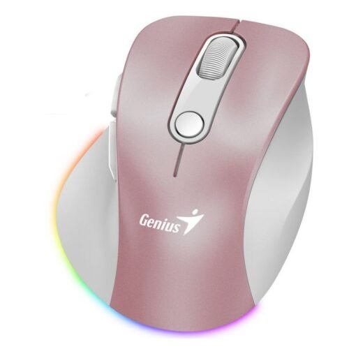 Mouse Inalámbrico Genius Ergo 9000S Pro Rosa