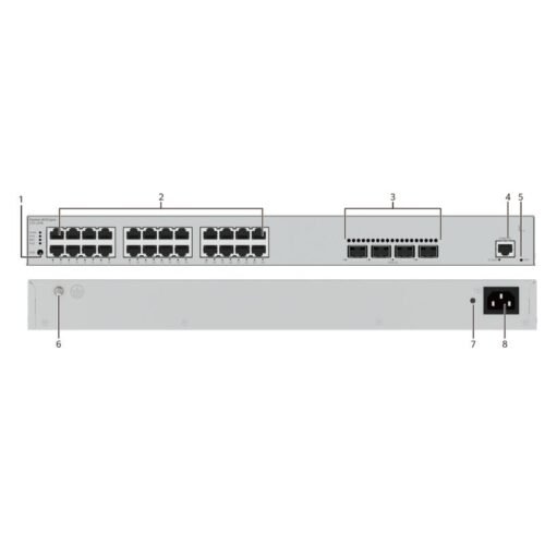 Alternative view of Switch Huawei eKit S310-24P4X 24 Puertos PoE+ 4 SFP+ L3