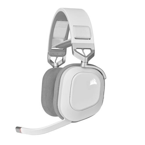 Auricular Gamer Inalámbrico Corsair HS80 RGB Blanco