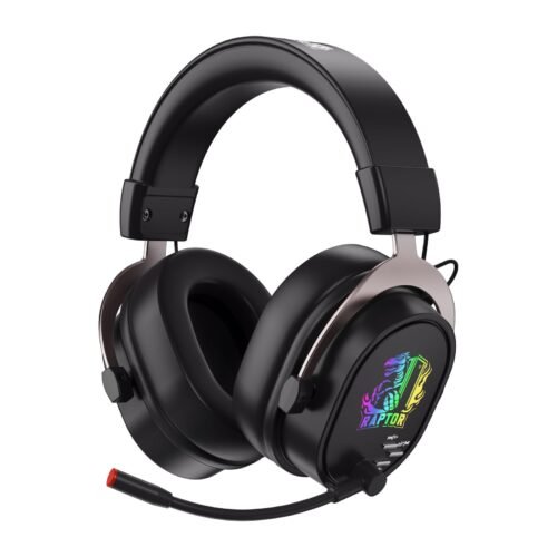 Auricular Gamer Inalámbrico Raptor Inferno Pro X 7.1 Negro
