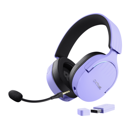 Auricular Gamer Inalámbrico Trust Fayzo Violeta