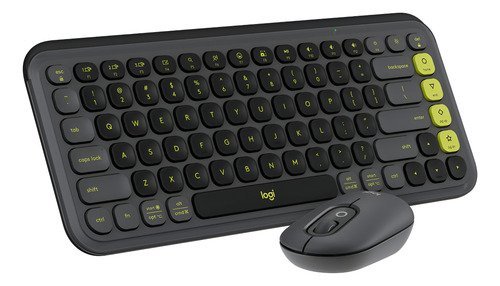 Combo Teclado y Mouse Bluetooth Logitech Pop Icon Grafito