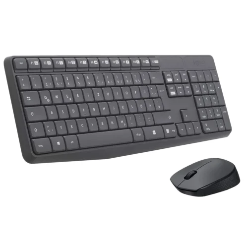 Combo Teclado y Mouse Inalambrico Logitech MK235 Negro