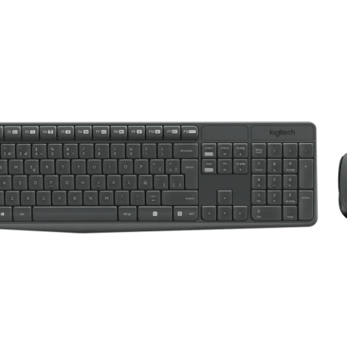 Combo Teclado y Mouse Inalambrico Logitech MK235 Negro