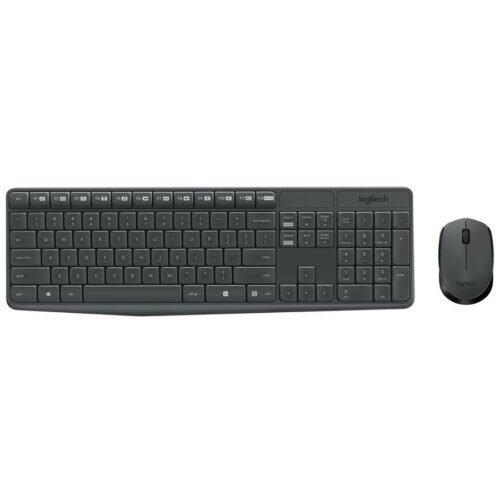 Combo Teclado y Mouse Inalambrico Logitech MK235 Negro