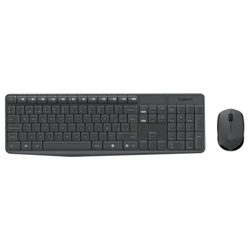 Combo Teclado y Mouse Inalambrico Logitech MK235 Negro