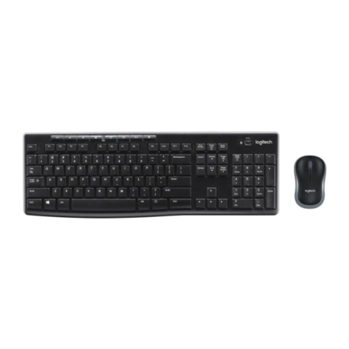 Combo Teclado y Mouse Inalambrico Logitech MK270 Negro