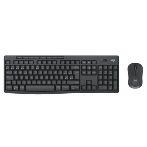 Combo Teclado y Mouse Inalambrico Logitech MK370 Grafito Silencioso