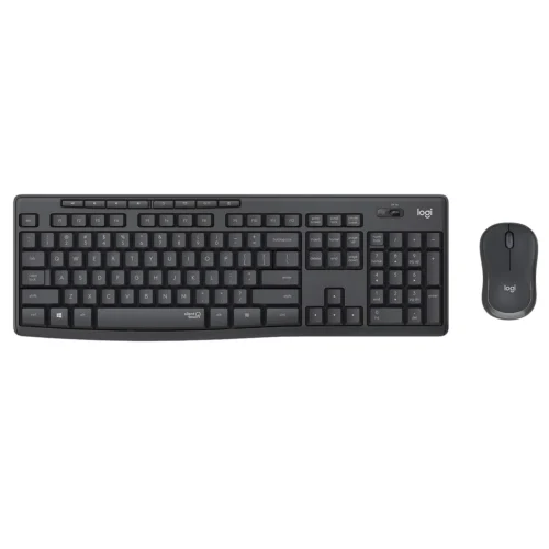 Combo Teclado y Mouse Inalambrico Silencioso Logitech MK295 Grafito