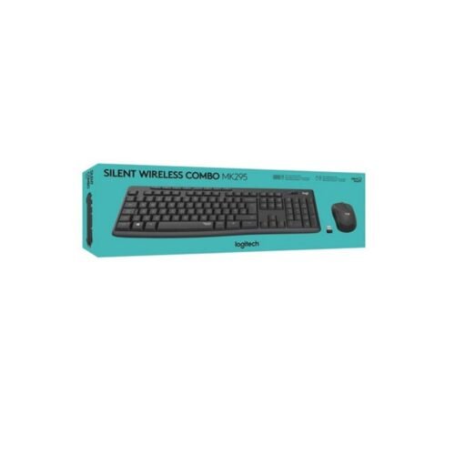 Combo Teclado y Mouse Inalambrico Silencioso Logitech MK295 Grafito