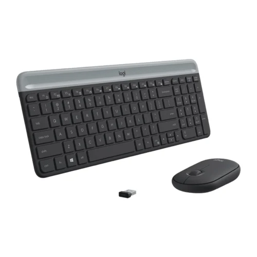 Combo Teclado y Mouse Inalambrico Slim Logitech MK470 Negro