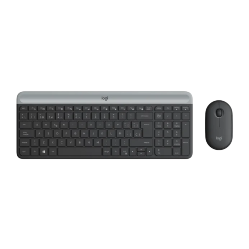Combo Teclado y Mouse Inalambrico Slim Logitech MK470 Negro