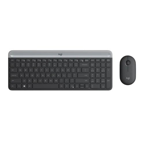 Combo Teclado y Mouse Inalambrico Slim Logitech MK470 Negro