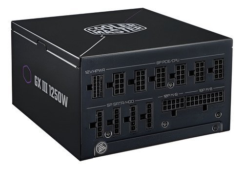 Fuente Cooler Master 1250W GX3 80 Plus Gold Full Modular