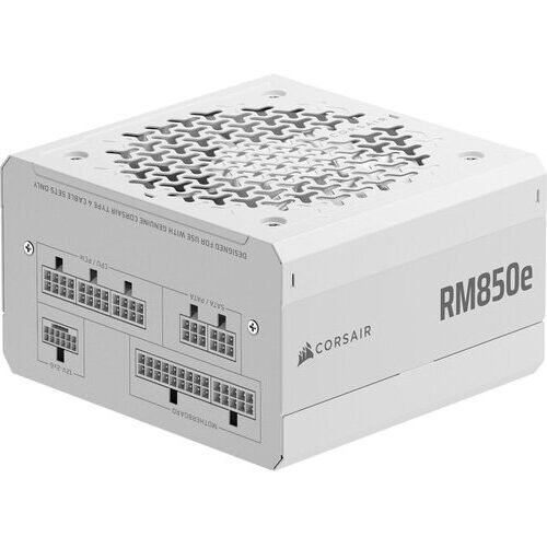 Fuente Corsair 850W RM850e 2025 80 Plus Gold Full Modular White