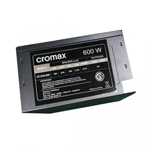 Fuente Cromax 600W KC-DAA-600