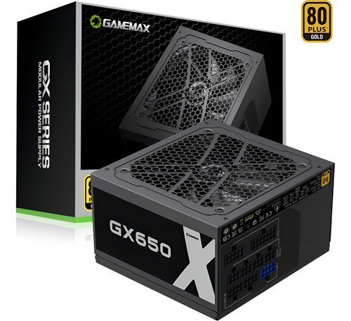 Fuente GameMax 650W GX-650 M 80 Plus Gold