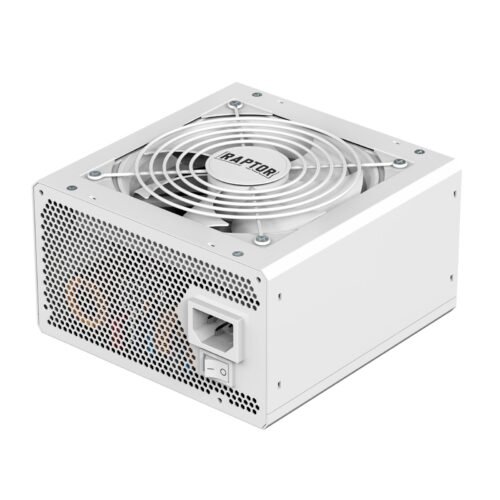 Fuente Raptor 800W Volt PCIe 5.1 80 Plus Gold Full Modular White