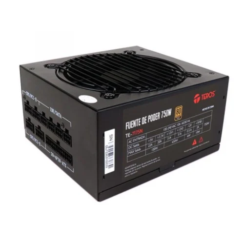 Fuente Teros 750W TE-7175N ATX 80 Plus Gold Full Modular