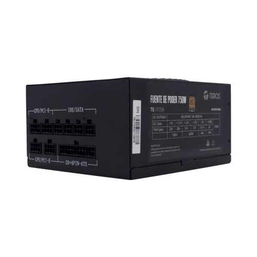 Fuente Teros 750W TE-7175W ATX 80 Plus Gold Full Modular
