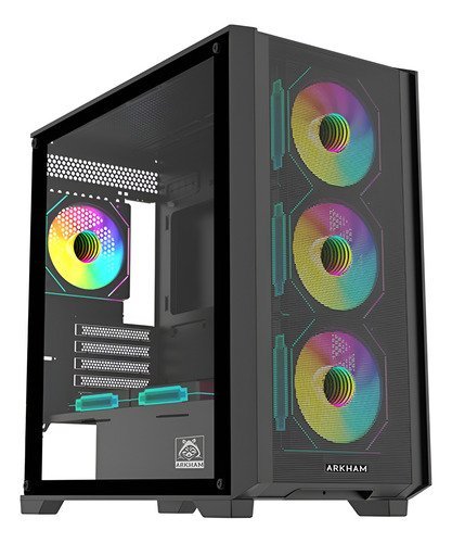 Gabinete Arkham LOTOR Micro-ATX 6x Fan ARGB