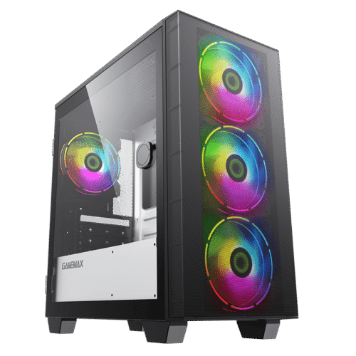 Gabinete GameMax AERO Mini Micro-ATX 4x Fan ARGB