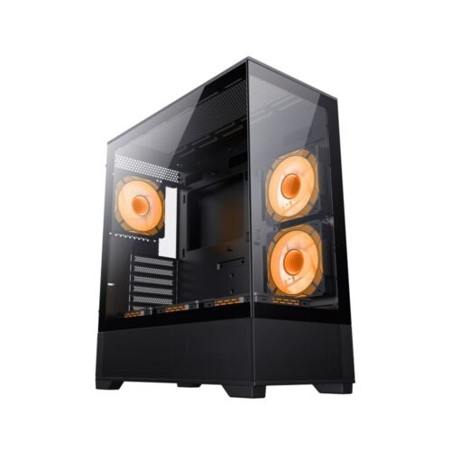 Gabinete GameMax VISTA E-ATX 6x Fan ARGB Black