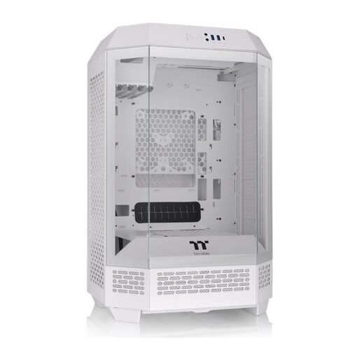 Gabinete Thermaltake The Tower 300 Mid Tower TG 2x Fan Snow White