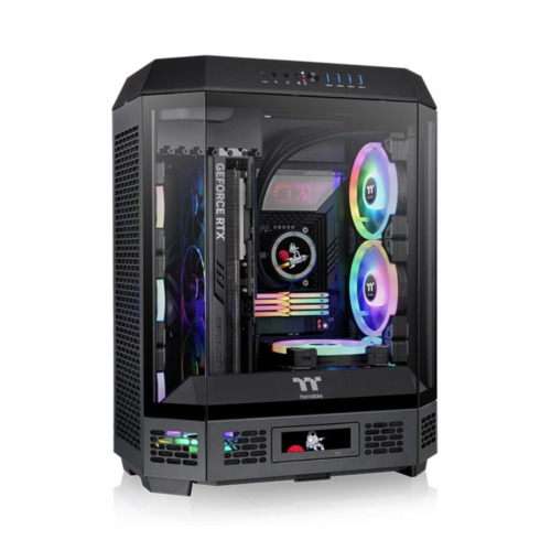 Gabinete Thermaltake The Tower 600 Mid Tower TG 2x Fan Black